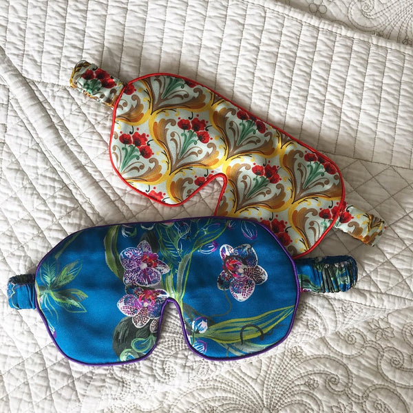 Silk “Butterfly” Eye Mask - Orchid Flower