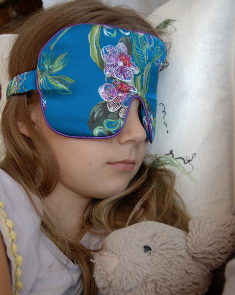 Silk “Butterfly” Eye Mask - Orchid Flower