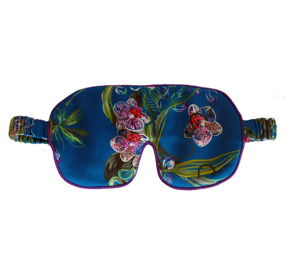 Silk “Butterfly” Eye Mask - Orchid Flower